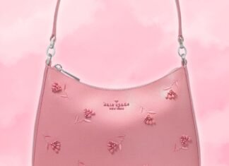 Gorgeous Kate Spade Outlet beaded floral shoulder bag slashed 61% to lowest price in months