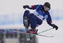Sandy ski academy watches former student Nick Goepper’s final run in Olympic men’s free ski halfpipe