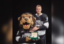 Panarin gifts Kings mascot Rolex watch to share number