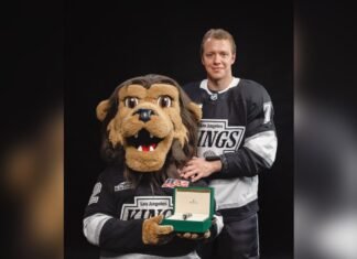 Panarin gifts Kings mascot Rolex watch to share number