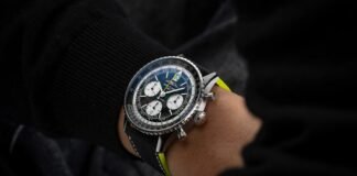 Breitling Drop Exclusive Aston Martin Aramco Formula 1 Watch and It’s a Stunner