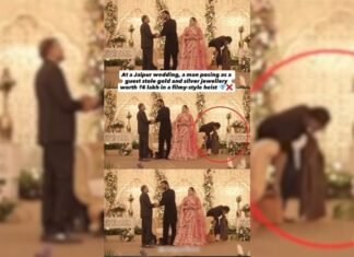 Video: Man steals bride’s bag containing jewellery, cash worth Rs 4 lakh at Jaipur wedding