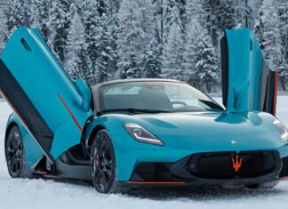 Maserati ‘Freezes Fire’ on a Swiss Lake With Its Latest Bespoke MCPura Cielo