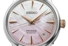 Seiko Just Dropped a £540 Dress Watch That Looks Like Cherry Blossom on the Wrist