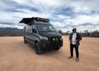 This Bespoke Camper Van Is a Fully Loaded Home on Wheels That Rivals a Conventional Apartment