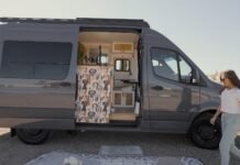 This Bespoke, Comfort-Packed Camper Van Is a Woman’s Full-Time Home on Wheels