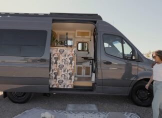 This Bespoke, Comfort-Packed Camper Van Is a Woman’s Full-Time Home on Wheels