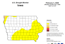 Drought Watches Lifted Across Iowa, Though Precipitation Deficits Persist