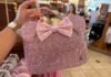 Pink Sequined Minnie Loungefly Handbag at Walt Disney World
