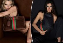 Kate Moss and Emily Ratajkowski are covered in purses — and not much else