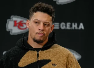 The Chiefs let one of their stars go, and Patrick Mahomes watches from afar as he makes history