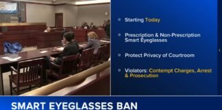 Philadelphia Courts implement ban on smart/META AI eyeglasses