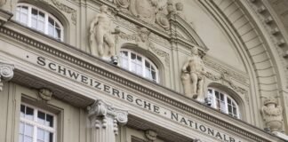 Swiss National Bank keeps rates at zero, eyes Middle East conflict