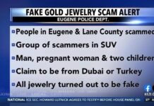Fake Gold Jewelry Scam Alert