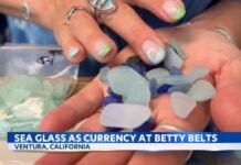Trade beach glass for jewelry at Ventura’s Betty Belts shop