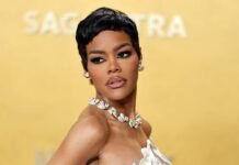 Teyana Taylor Wears One of Tiffany Co.’s Most Storied Jewelry Collections to the 2026 Actor Awards