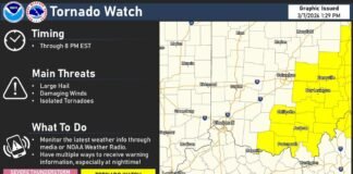 Tornadoes possible as severe weather moves into central Ohio