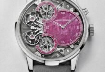 Introducing – A Ruby Stone Dial for the Armin Strom Mirrored
Force Resonance