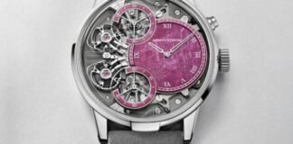 Introducing – A Ruby Stone Dial for the Armin Strom Mirrored
Force Resonance