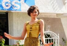Zendaya Swapped Bridal Whites for Gold To Play Witness at a Las Vegas Wedding