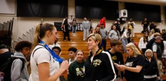 ‘A sensational player’: Iowa coach Jan Jensen stops by to watch Mitty’s McKenna Woliczko at NorCal regional final
