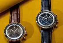 New steel and platinum versions for the Breitling Navitimer
B19 Chronograph 43 Perpetual Calendar