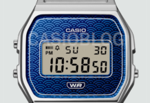 Two new Casio A159WEV watches with Japanese wave designs on the way