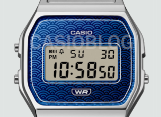Two new Casio A159WEV watches with Japanese wave designs on the way