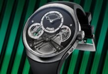 Dominique Renaud Pulse60: a new take on watchmaking with a 1
Hz balance