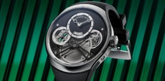 Dominique Renaud Pulse60: a new take on watchmaking with a 1
Hz balance