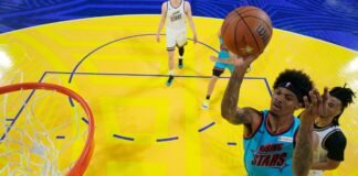 Mark Pope watches Dink Pate drop 23 points in G League finale