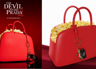 Devil Wears Prada 2 turns popcorn into fashion with handbag bucket