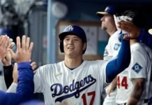 Ohtani’s ‘Three-Peat’ Watches Mark Dodgers’ Opening Victory