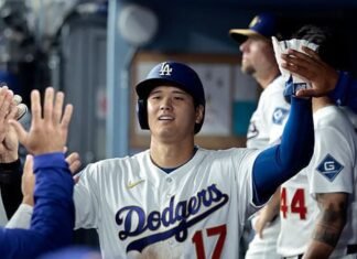 Ohtani’s ‘Three-Peat’ Watches Mark Dodgers’ Opening Victory