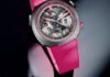 H. Moser & Cie. Streamliner Alpine Pink, a limited
set including mechanical and connected editions