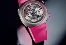 H. Moser & Cie. Streamliner Alpine Pink, a limited
set including mechanical and connected editions