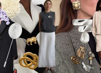 Suddenly, Fashionable People Are Wearing This “Dated” Accessory on Sweaters, Dresses, and Blazers