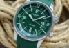First Look – Revisiting the Longines Legend Diver, with the
new Green-on-Green Rubber Edition