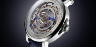 Introducing – The Marco Lang Seven Spheres, with Seven-Axis
Central Tourbillon