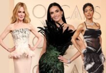 Not Sequins, Not Silk—This Unexpected Oscars Red Carpet Trend Came Straight from the Runway