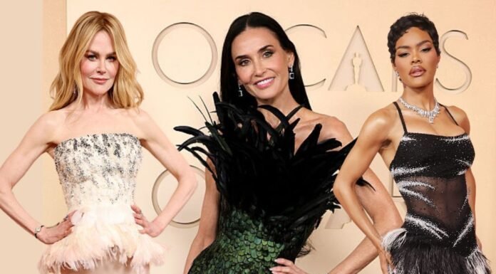 Not Sequins, Not Silk—This Unexpected Oscars Red Carpet Trend Came Straight from the Runway