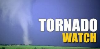 Tornado Watch Issued For Southern Maryland And Much Of Mid-Atlantic Until 7 PM