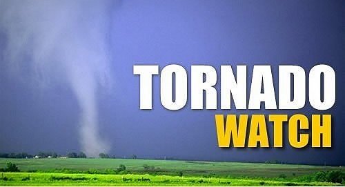 Tornado Watch Issued For Southern Maryland And Much Of Mid-Atlantic Until 7 PM