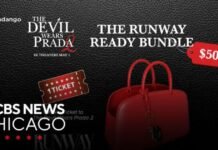 The Devil Wears Prada 2 popcorn handbag