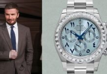 Why David Beckham Keeps Choosing Rare Off-Catalogue Rolex Daytona Watches (And Why Everyone Wants One)