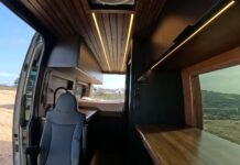 Bespoke Camper Van Features a Jaw-Dropping Walnut Interior Offering Countless Luxuries