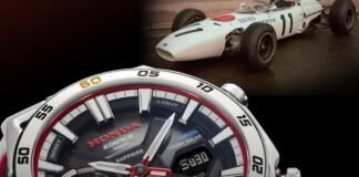 The New Casio x Honda Special Edition Edifice Watch Is a Formula 1 Car for Your Wrist