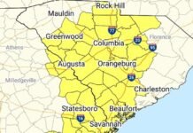 Tornado Watch in effect across South Carolina until Thursday afternoon