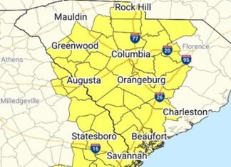 Tornado Watch in effect across South Carolina until Thursday afternoon