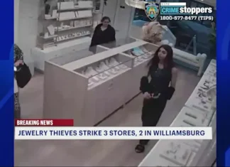 Police search for trio behind back-to-back jewelry thefts in Williamsburg